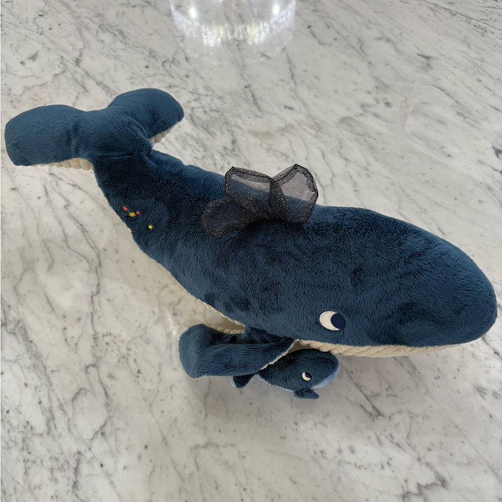 NEW Large Baby Activity Whale Toy Paulie's Adventure Moulin Roty France - Picture 2 of 11